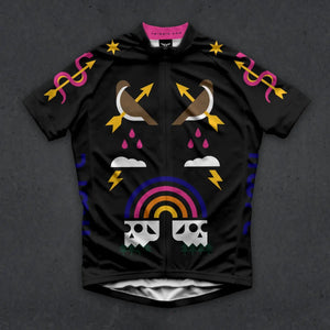 Twin Six Cycling Jersey - Primitive Tribe Design for MTB & Road