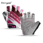 Carica l&#39;immagine nel visualizzatore di Gallery, Half Finger Bike Gloves Gel Pads Shockproof Men Women
