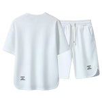 Carregar imagem no visualizador da galeria, Retro Sportswear Set | Ice Silk T-shirt &amp; Shorts
