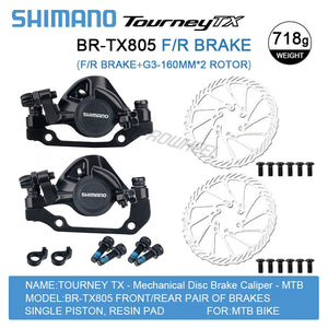 Shimano BR-TX805 Mechanical Disc Brake Calipers