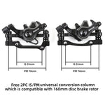 Carica l&#39;immagine nel visualizzatore di Gallery, BUCKLOS MTB Disc Brake Set 160mm Mechanical Calipers &amp; Rotor
