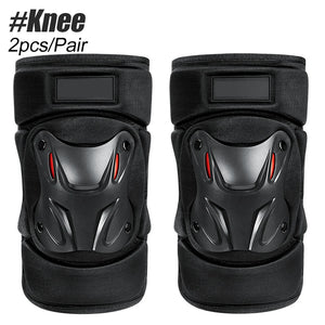 Motorcycle Riding Knee and Elbow Pads Gear Set