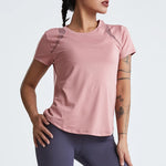 Load image into Gallery viewer, Loose Yoga Tops Women | Quick-Drying Short-Sleeved Fitness T-Shirts
