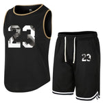 Carica l&#39;immagine nel visualizzatore di Gallery, Summer Sleeveless T-Shirt Set | Men&#39;s Quick Dry Tank Top + Shorts
