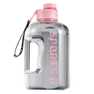 Large Capacity Sports Water Bottle with Scale Gradient